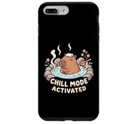 Custodia per iPhone 7 Plus/8 Plus Divertente Carino Capibara Bagno Rilassante Chill Mode