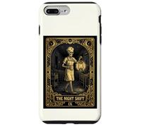 Custodia per iPhone 7 Plus/8 Plus Divertente carta dei tarocchi infermiera The Night Shift Skeleton Nursing