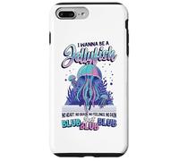 Custodia per iPhone 7 Plus/8 Plus Divertente creatura del mare dell'oceano amante delle meduse