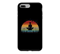 Custodia per iPhone 7 Plus/8 Plus Divertente design retrò per istruttori di yoga meditazione