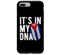 Custodia per iPhone 7 Plus/8 Plus Divertente è nel mio DNA Cuba bandiera impronta digitale
