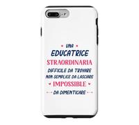 Custodia per iPhone 7 Plus/8 Plus Divertente Educatrice donna Collega Straordinaria Educatrice