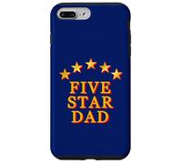 Custodia per iPhone 7 Plus/8 Plus Divertente festa del papà a cinque stelle