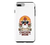 Custodia per iPhone 7 Plus/8 Plus Divertente gallina mamma backyard hen tossicodipendente fattoria vita