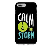 Custodia per iPhone 7 Plus/8 Plus Divertente gioco di parole BINGO Calma B4 la tempesta