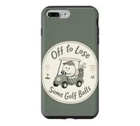 Custodia per iPhone 7 Plus/8 Plus Divertente golf cart golfista Fore Fun alcune palline da golf