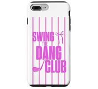 Custodia per iPhone 7 Plus/8 Plus Divertente Golf Swing the Dang Club Rosa Golf Mom
