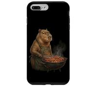 Custodia per iPhone 7 Plus/8 Plus Divertente griglia per affumicatore a forma di Capybara Pitmaster, ideale come regalo per