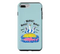 Custodia per iPhone 7 Plus/8 Plus Divertente infermiera squalo gabbiano urlo animale gioco di parole sanità umorismo