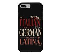 Custodia per iPhone 7 Plus/8 Plus Divertente italiano tedesco latina relazione dicendo romanticismo