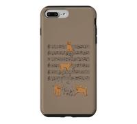 Custodia per iPhone 7 Plus/8 Plus Divertente Labradoodle musica Giocare con le note