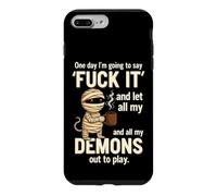 Custodia per iPhone 7 Plus/8 Plus Divertente mamma dicendo demoni fuori giocare sarcastico