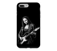 Custodia per iPhone 7 Plus/8 Plus Divertente Monna Lisa Chitarra Rock Art Illustrazione