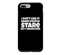 Custodia per iPhone 7 Plus/8 Plus Divertente, non mi piace quando la gente guarda scherzo