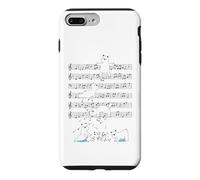 Custodia per iPhone 7 Plus/8 Plus Divertente orso polare musica yoga Giocare con Nota