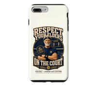 Custodia per iPhone 7 Plus/8 Plus Divertente Pickleball Rispetta il tuo anziano giocatore senior