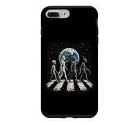 Custodia per iPhone 7 Plus/8 Plus Divertente Quattro Specie Aliene UFO Divulgazione Cosmica Space Walk