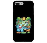 Custodia per iPhone 7 Plus/8 Plus Divertente regalo di pesca River Time Fish