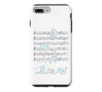 Custodia per iPhone 7 Plus/8 Plus Divertente sigillo musica yoga Giocare con note Musicista