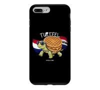 Custodia per iPhone 7 Plus/8 Plus Divertente TARTARUGA e STROOPWAFEL dai Paesi Bassi
