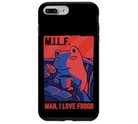 Custodia per iPhone 7 Plus/8 Plus Divertente uomo rana Adoro le rane