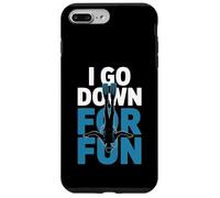 Custodia per iPhone 7 Plus/8 Plus Divertente Vado giù per divertimento Immersioni subacquee Amante dell'oceano