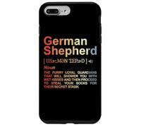 Custodia per iPhone 7 Plus/8 Plus Dizionario della razza canina del pastore tedesco