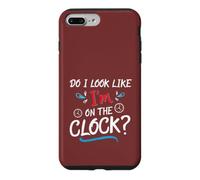 Custodia per iPhone 7 Plus/8 Plus Do I Look Like I'm On The Clock Funny Workplace Humor