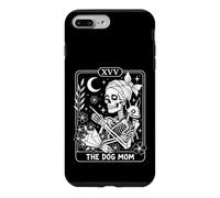 Custodia per iPhone 7 Plus/8 Plus Dog Mom Tarot Card Skeleton Vintage Occult Women