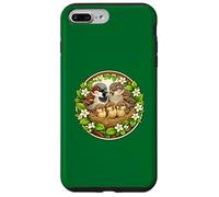 Custodia per iPhone 7 Plus/8 Plus dolce passero uccello birdwatcher primavera uccello canoro pulcino