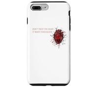 Custodia per iPhone 7 Plus/8 Plus Don`t Trust The Heart, It Wants Your Blood - Citazione d'amore triste