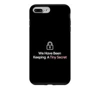Custodia per iPhone 7 Plus/8 Plus Donna incinta che tiene un piccolo annuncio segreto