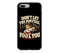 Custodia per iPhone 7 Plus/8 Plus Don't Let the Ponytail Fool You Karate Girls Cintura nera