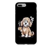 Custodia per iPhone 7 Plus/8 Plus Doodle Coffee Club Goldendoodle - Caffè e scarabocchi per amanti degli animali