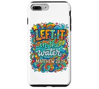 Custodia per iPhone 7 Plus/8 Plus Doodle l'ha lasciato nell'acqua Matthew 28:19