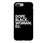 Custodia per iPhone 7 Plus/8 Plus Dope Black Woman DJ Empowered African American Female DJ