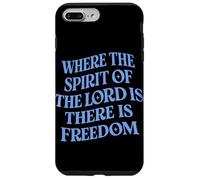 Custodia per iPhone 7 Plus/8 Plus Dove lo Spirito Del Signore è Libertà Religione Cristiana