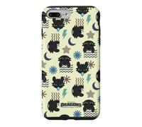 Custodia per iPhone 7 Plus/8 Plus DreamWorks Dragons Toothless Lightning All Over Print