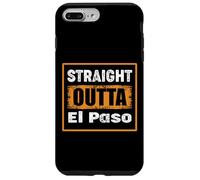 Custodia per iPhone 7 Plus/8 Plus Dritto Fuori El Paso Texas USA Retro Distressed Vintage