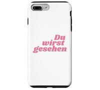 Custodia per iPhone 7 Plus/8 Plus Du wirst gesehen - Positive Affirmations