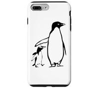 Custodia per iPhone 7 Plus/8 Plus Due pinguini padre e il bambino pinguino