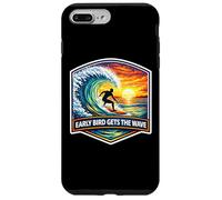 Custodia per iPhone 7 Plus/8 Plus Early Bird ottiene la battuta di citazione della tavola da surf surfista dell'onda