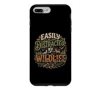 Custodia per iPhone 7 Plus/8 Plus Easily Distracted By Wildlife Nature Lover Hiking Outdoor
