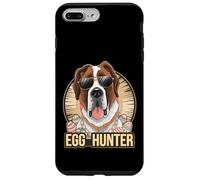 Custodia per iPhone 7 Plus/8 Plus Easter Bunny Saint Bernard Egg Hunter Amante dei cani