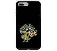 Custodia per iPhone 7 Plus/8 Plus Eastersaurus Rex Funny T-Rex Easter Bunny Ears Ragazzi Bambini