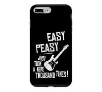 Custodia per iPhone 7 Plus/8 Plus Easy-Peasy Mille volte praticare la chitarra elettrica