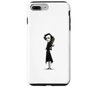 Custodia per iPhone 7 Plus/8 Plus Edgar Allan Poe Beloved Cat