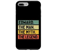 Custodia per iPhone 7 Plus/8 Plus Edward The Man The Myth The Legend Citazione personalizzata divertente
