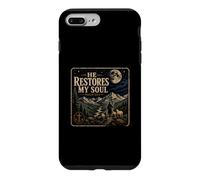 Custodia per iPhone 7 Plus/8 Plus Egli Restores My Soul Salmo 23 3 Christian Scenic