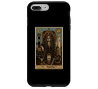 Custodia per iPhone 7 Plus/8 Plus El Trono Tarocchi Dark Gothic Skeleton Queen